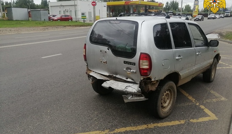 В Калуге в столкновении автомобилей «Шевроле» и «Киа» на Московской пострадал человек