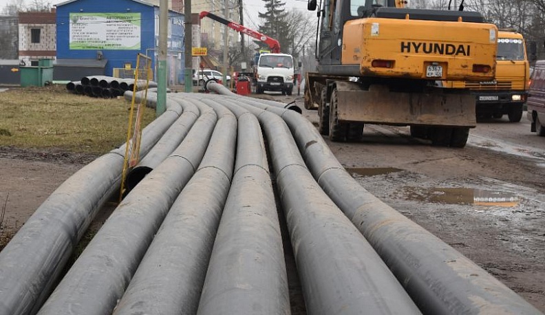 В водоканале рассказали о ходе работ на улице Советской в Калуге