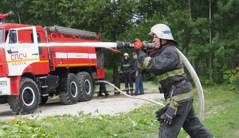 В Калужской области по сравнению с прошлом годом площади палов травы уменьшились на 55%