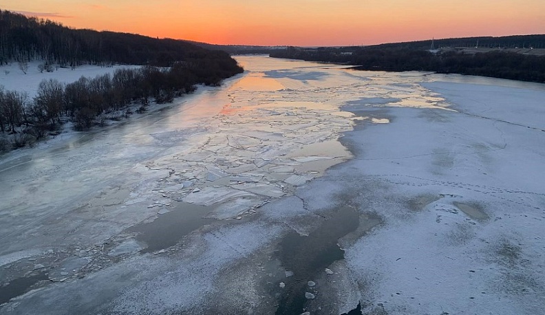 На реках Калужской области наблюдается вялотекущее половодье