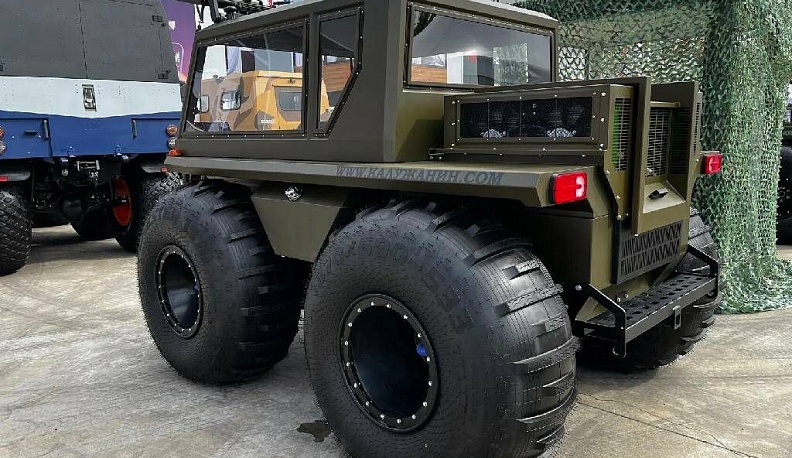 Снегоболотоход «Калужанин» произвел фурор на выставке «Армия-2023» 