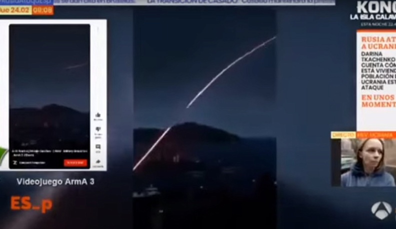 Испанский телеканал выдал кадры из компьютерной игры за действия военных РФ 