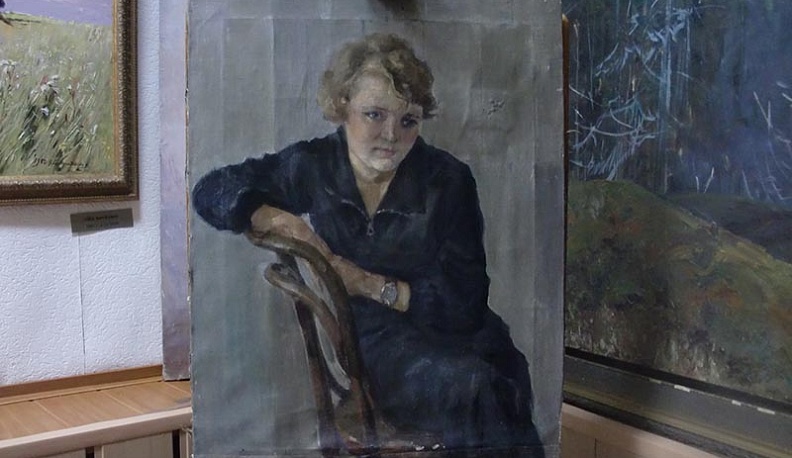В Калуге выставили неизвестную картину Людмилы Клементовской