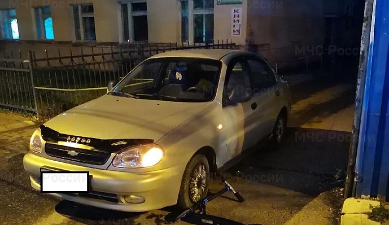 В Калуге вечером иномарка сбила пешехода