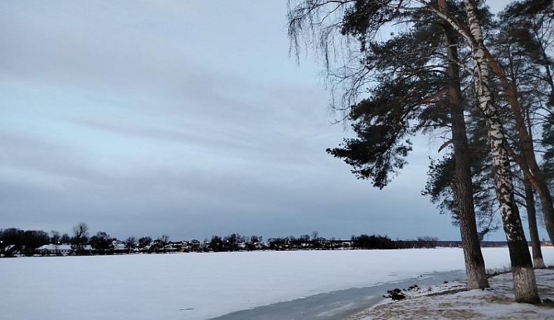 Высота льда на реках Калужской области составляет 27 сантиметров