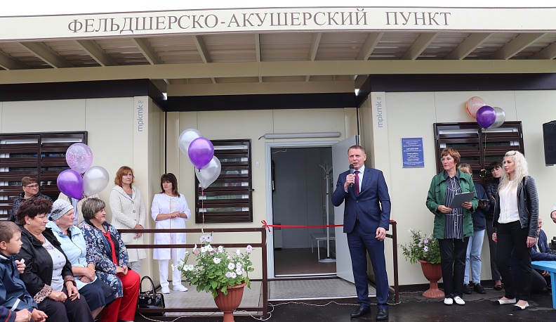 В Мещовском районе открылся новый модульный ФАП