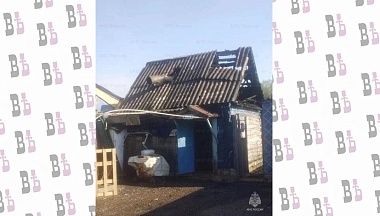 В Детчине сгорела баня