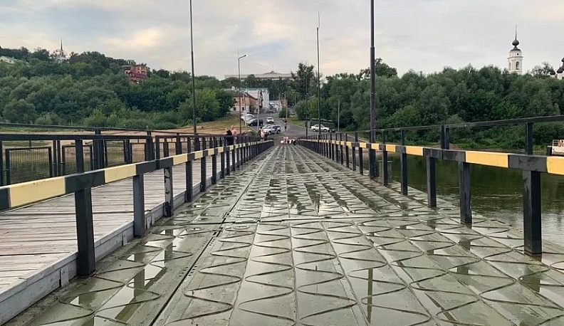В Калуге до конца майских праздников планируют установить понтонный мост