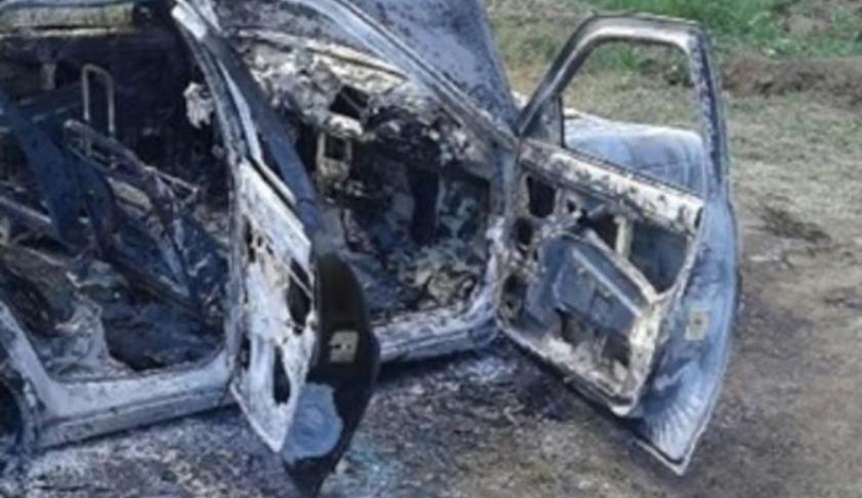 В сгоревшей машине на улице Калуги нашли труп