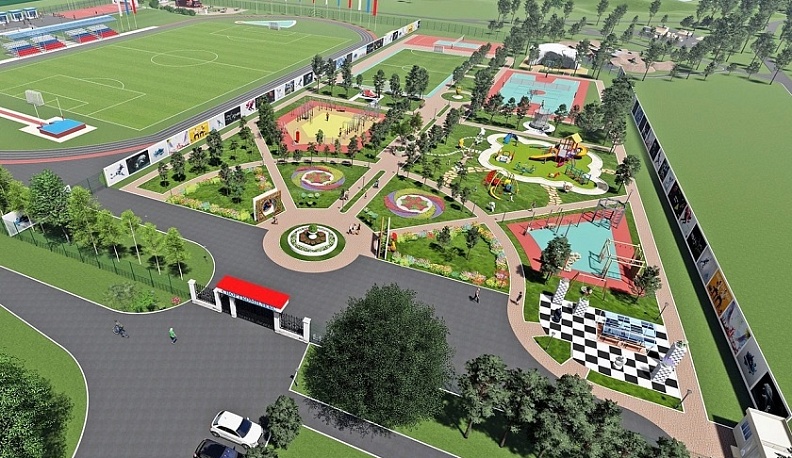 В Медыни приступили к строительству городского стадиона