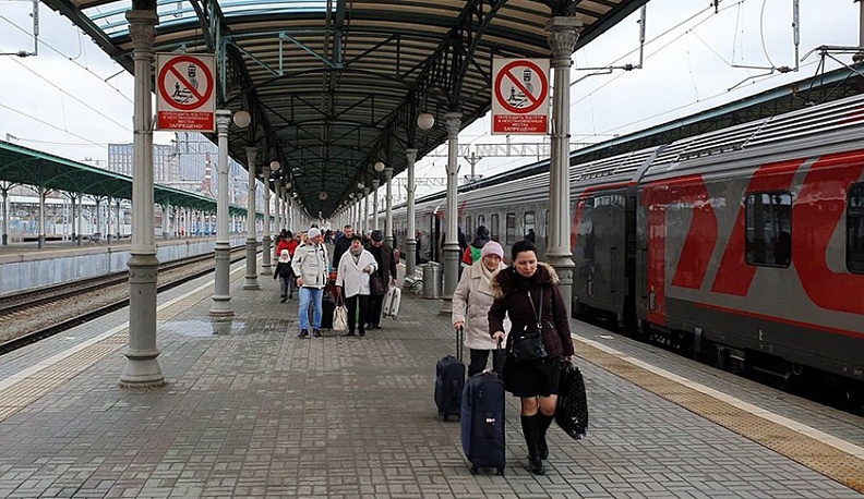 Ночной московский поезд, проходящий через Калугу, временно отменен