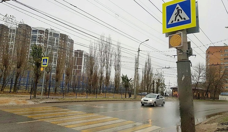 В Калуге установили новый светофор