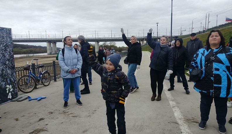Калужане привели в порядок берег Оки