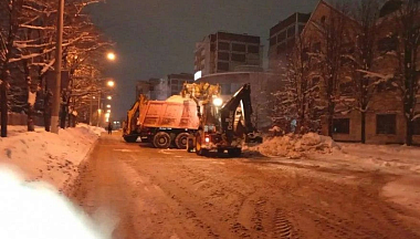 После обращения жителя в Обнинске расчистили парковку от снега