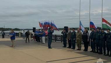 На берегу Людиновского водохранилища стартовали ежегодные соревнования «Школа безопасности»