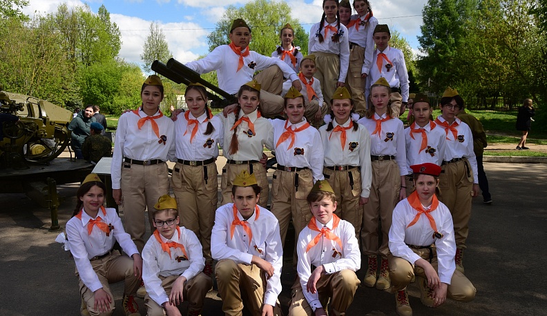 В Малоярославце прошел смотр строя и песни