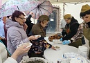 Калужане отметили День Победы солдатской кашей