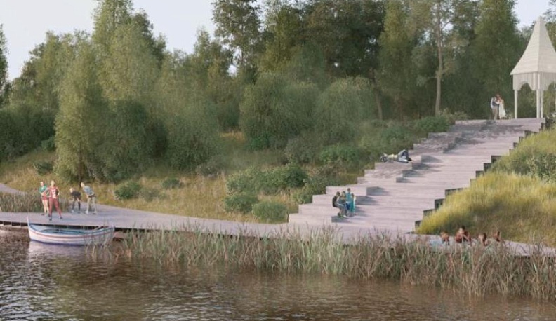 В следующем году в Мещовске благоустроят место отдыха