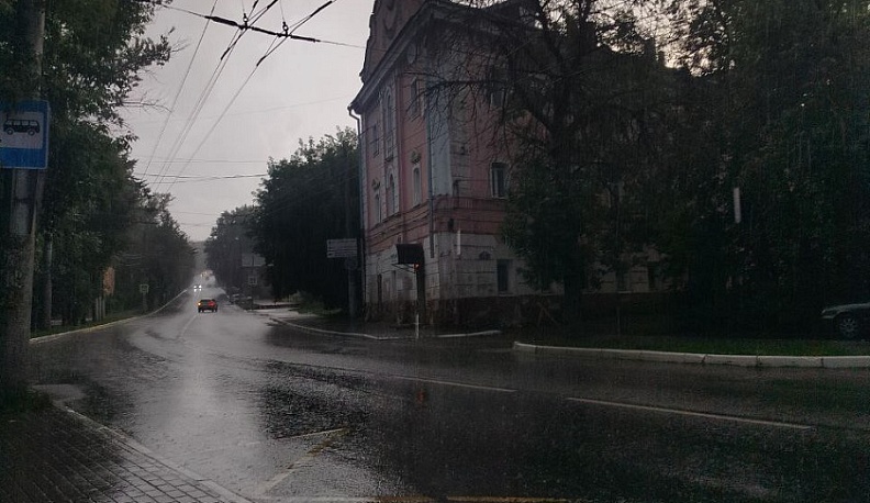 В Калугу пришли апрельские дожди