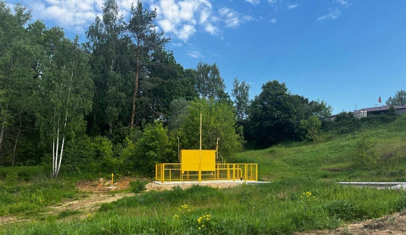 В Ферзиковском районе завершено строительство межпоселкового газопровода