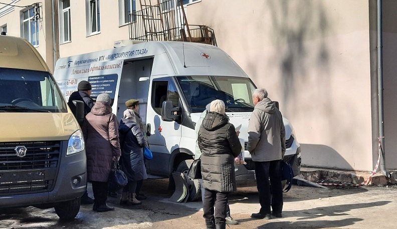 Сухиничане проходят обследование у специалистов МТК «Микрохирургия глаза»