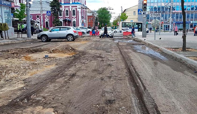 В Калуге в рамках нацпроекта отремонтировали первую улицу 