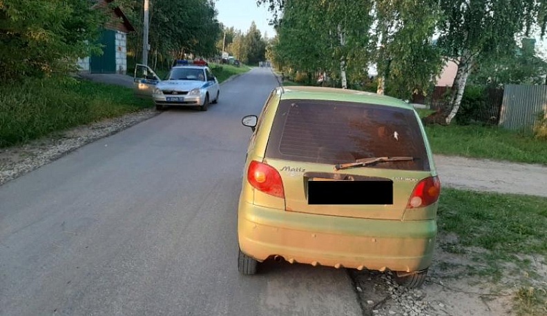 В Козельске автомобиль сбил велосипедиста 