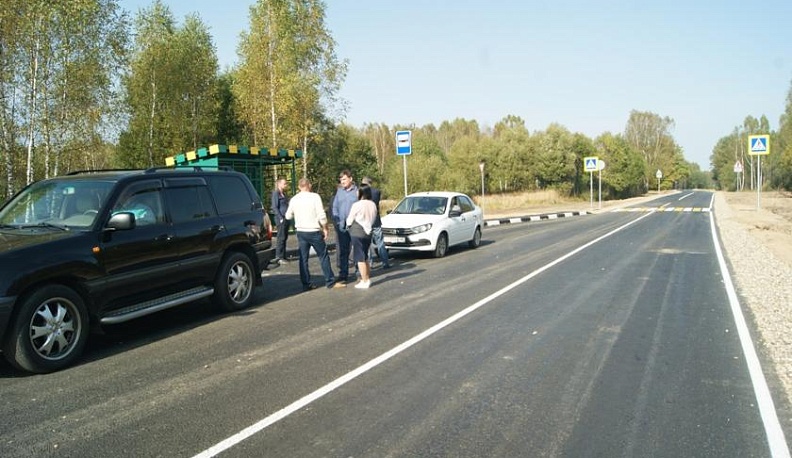 В Калужской области завершили капитальный ремонт дороги Бетлица-Кузьминичи