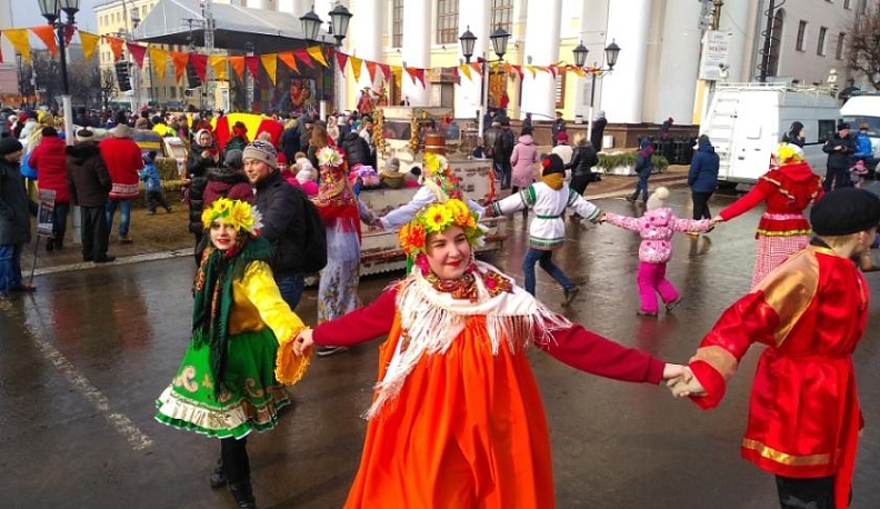 В Калуге проводили зиму