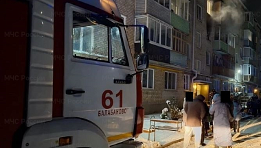 В Балабанове в новогоднюю ночь произошел пожар в квартире