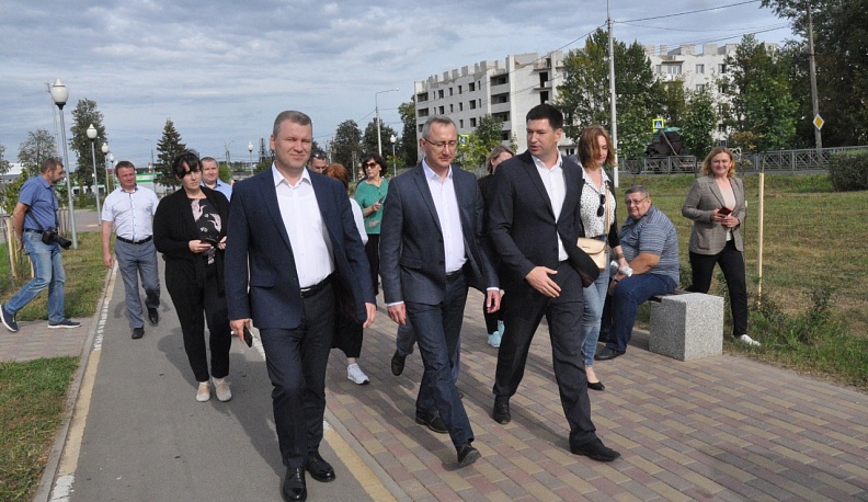 Глава региона прибыл с рабочим визитом в Боровский район