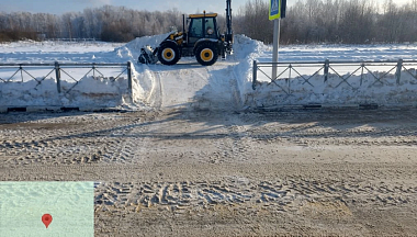 В Обнинске расчистили проход к пешеходному переходу по просьбе жителя