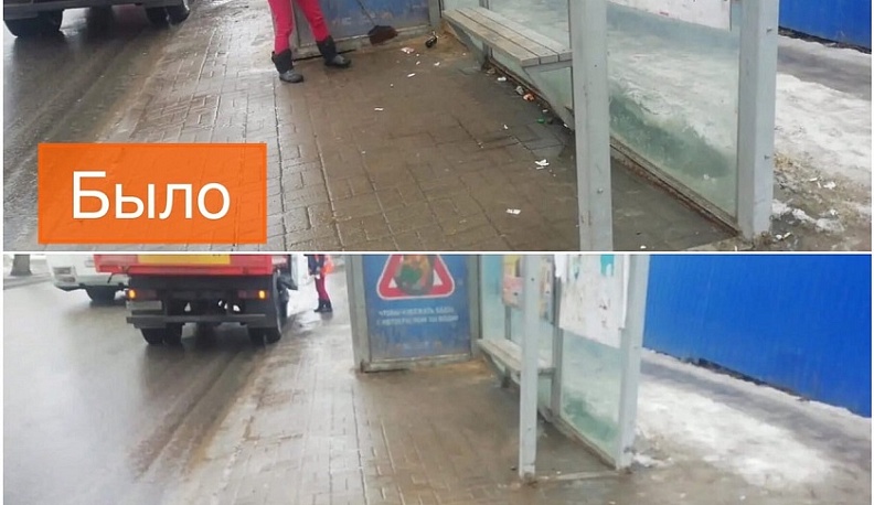 Улицы Калуги освобождают от последствий зимы 