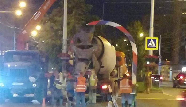 В центре Калуги ливневку отремонтировали бестраншейным методом