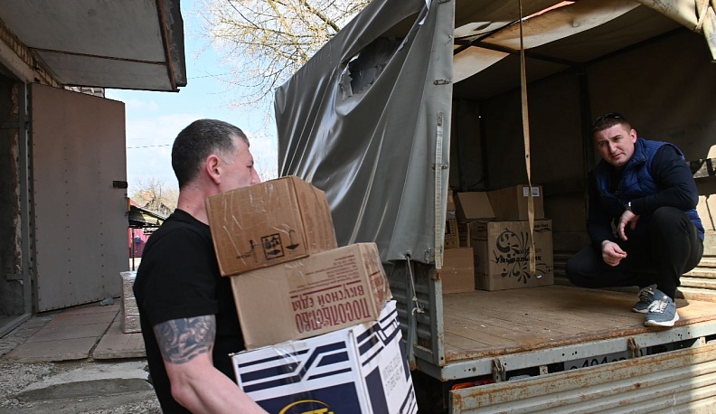 Малоярославецкий район отправил бойцам гуманитарный груз и две машины