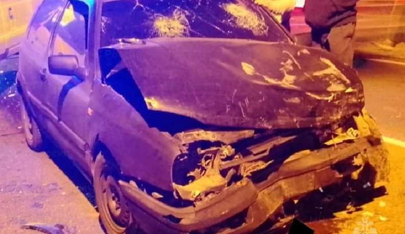 «Фольксваген» и «Лада» столкнулись на территории Боровского района 