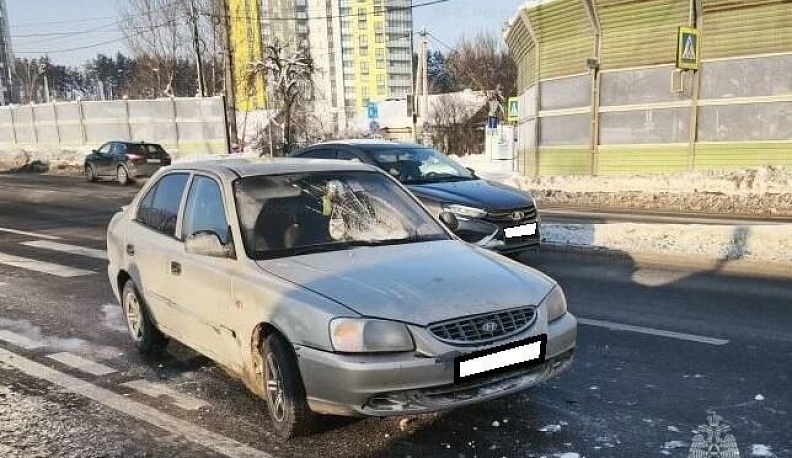 В Калуге иномарка сбила пешехода