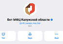 Уже почти 20 000 жителей Калужской области пользуют чат-бот МФЦ