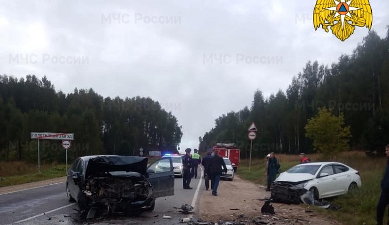 В Калужской области в ДТП пострадал 33-летний водитель Hyundai