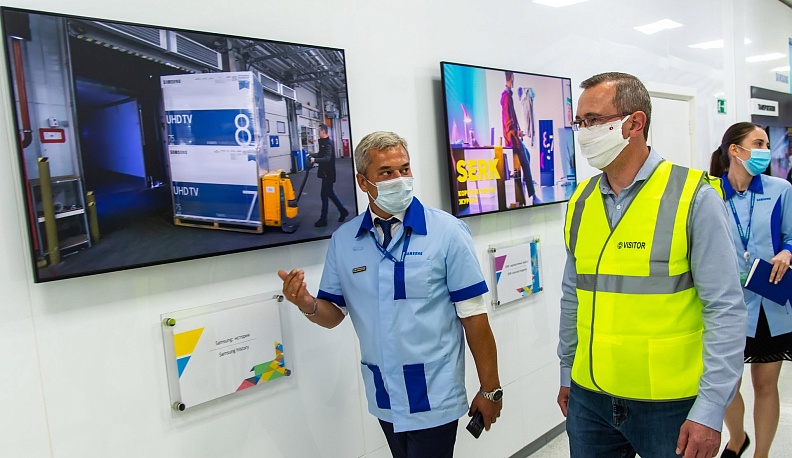 Завод SAMSUNG в Калужской области сохранил 90% персонала