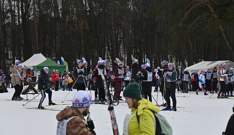 В Калуге прошли массовые старты «Лыжня России - 2022» 