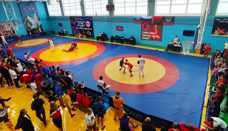 В Людинове прошёл Международный турнир по самбо имени Александра Невского
