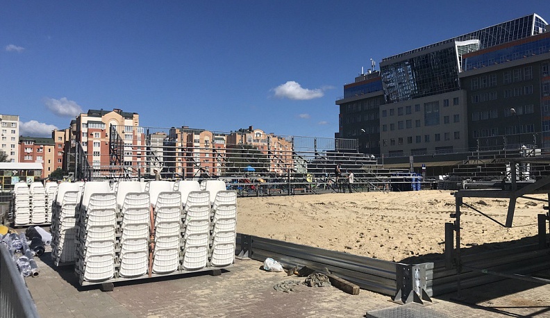 Волейбол мирового уровня обнинцы будут смотреть на площадке в центре города