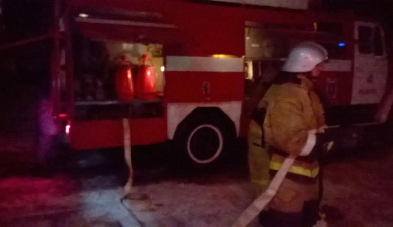 В Людиновском районе при пожаре жилого дома пострадал человек