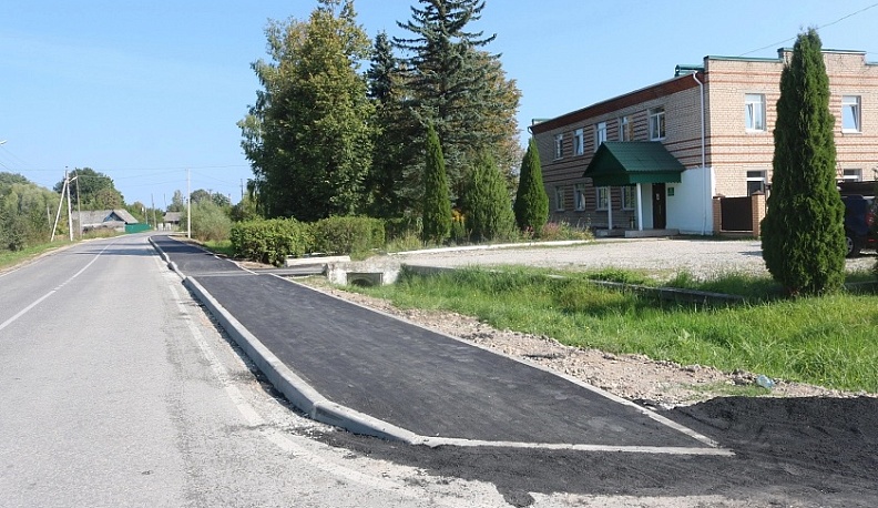 В Ферзикове построили еще один тротуар