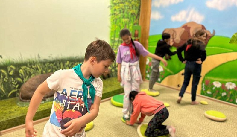 В визит-центре нацпарка «Угра» проходят экскурсии для детей