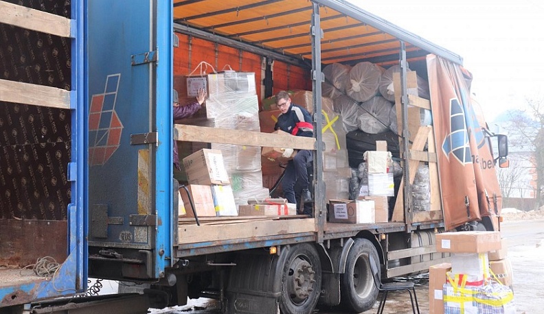 Жители Мещовска собрали гуманитарный груз для военнослужащих в зоне СВО