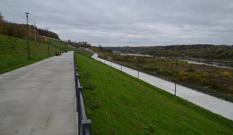 В Калуге подрядчик исправит выявленные недочеты набережной Оки