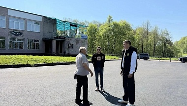 В Кудинове завершается благоустройство общественной территории