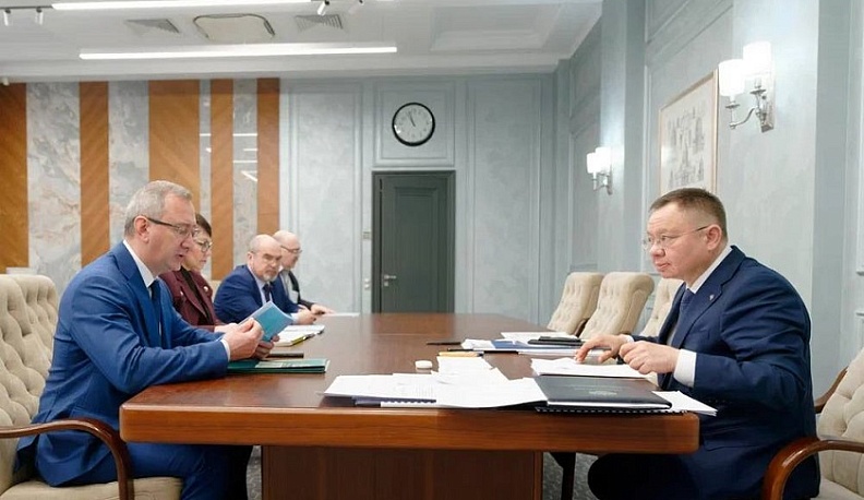 Владислав Шапша  провел рабочую встречу с главой Минстроя РФ Иреком Файзуллиным